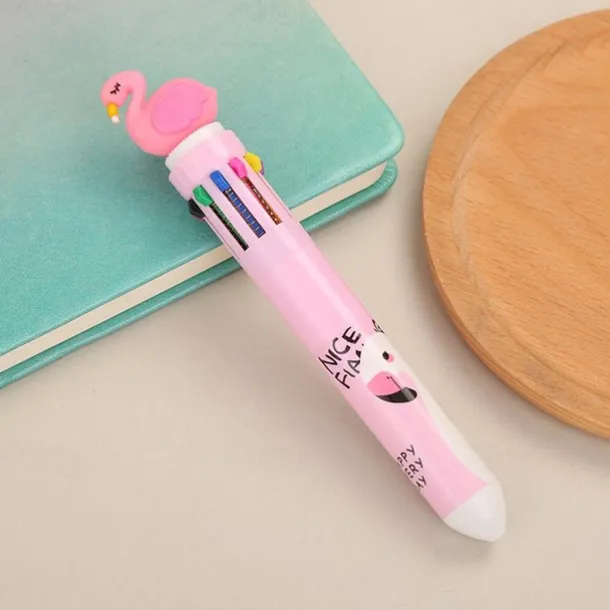 1pc Cute 10 Colors Transparent Shape Retractable Ball Pen Cute Animal Shuttle Pen Gift For Kids, Back to School Supplies