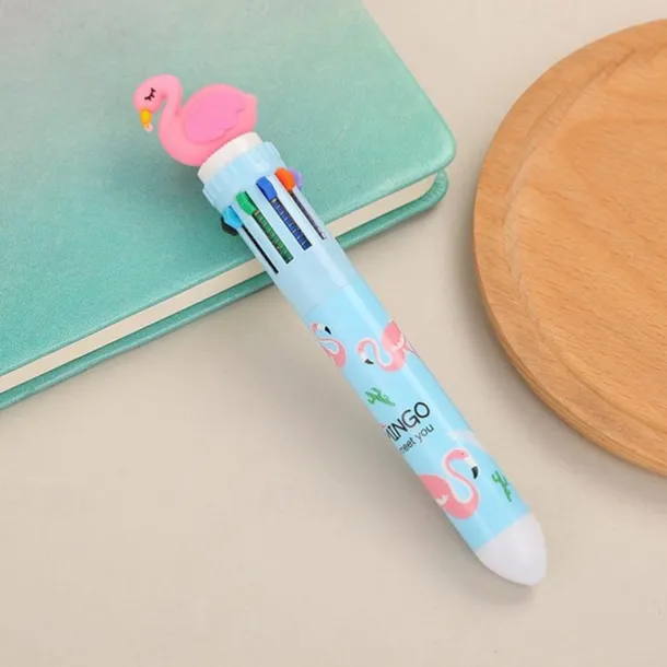 1pc Cute 10 Colors Transparent Shape Retractable Ball Pen Cute Animal Shuttle Pen Gift For Kids, Back to School Supplies