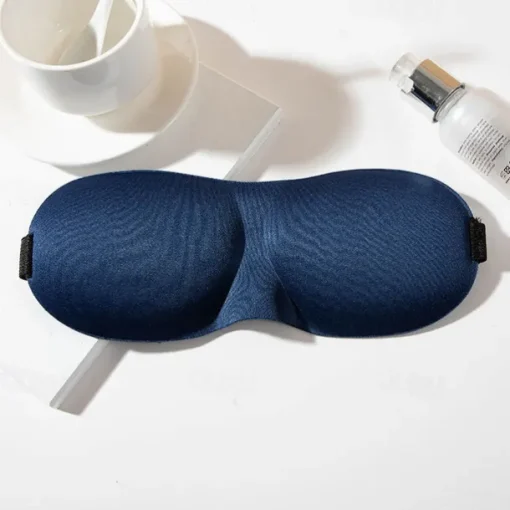 1pc 3D Sleep Mask Blindfold Sleeping Aid Soft Memory Foam Eye Mask For Sleeping Travel Blockout Light Eye Cover