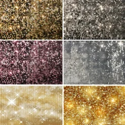 1pc- Disco Shiny Decoration Photography Background Cloth Baby Shower Birthday Wedding Singles Graduation Party banner
