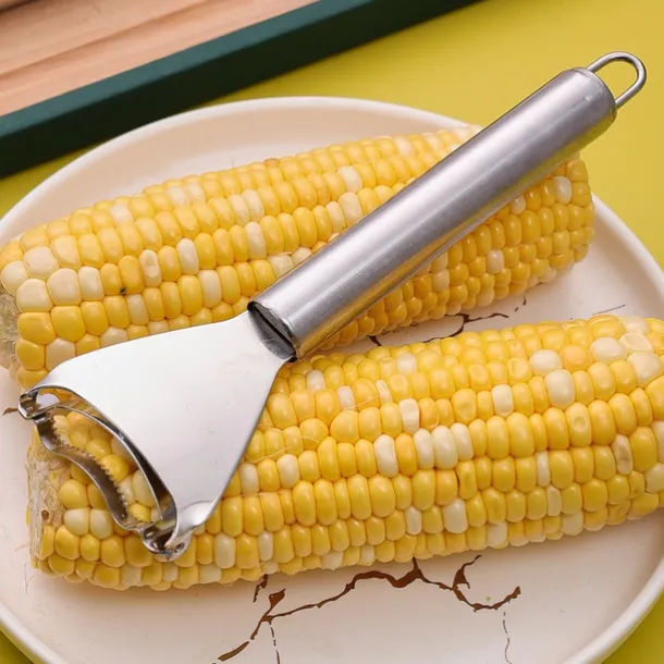 1Pc Durable Corn Kernel Peeler - Portable Outdoor Corn Stripper for Long-Lasting Use and Easy Cleaning