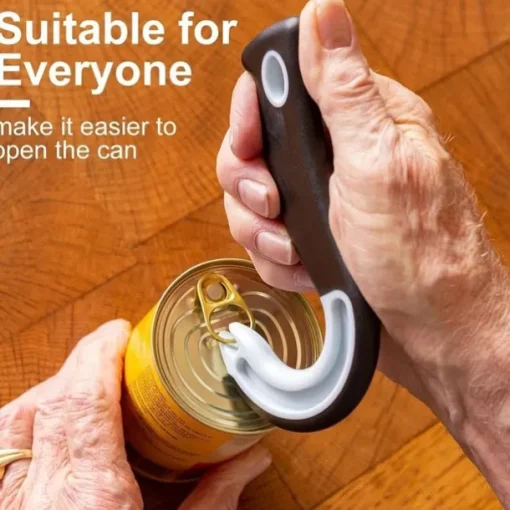 1pc Easy Open Ring Pull Can Opener, Easy Grip Opener, Ring-Pull Helper For Ring Pull Tab Cans Tins Bottles, Kitchen Gadgets, Kitchen Supplies, Kitchen Tools, Kitchen Stuff, Kitchen Utensils