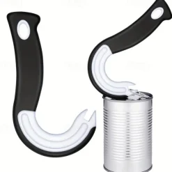 1pc Easy Open Ring Pull Can Opener, Easy Grip Opener, Ring-Pull Helper For Ring Pull Tab Cans Tins Bottles, Kitchen Gadgets, Kitchen Supplies, Kitchen Tools, Kitchen Stuff, Kitchen Utensils