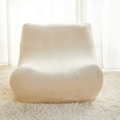 1PC Elastic Armless Floor Sofa Cover Lazy Boy Relax Couch Slipcover Stretch Single Sofa Cushion Cover for Living Room Home