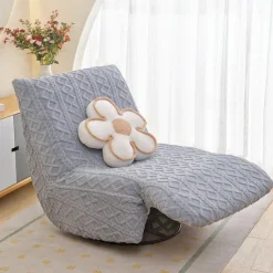 1PC Elastic Armless Floor Sofa Cover Lazy Boy Relax Couch Slipcover Stretch Single Sofa Cushion Cover for Living Room Home