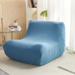 1PC Elastic Armless Floor Sofa Cover Lazy Boy Relax Couch Slipcover Stretch Single Sofa Cushion Cover for Living Room Home