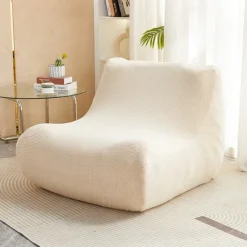1PC Elastic Armless Floor Sofa Cover Lazy Boy Relax Couch Slipcover Stretch Single Sofa Cushion Cover for Living Room Home