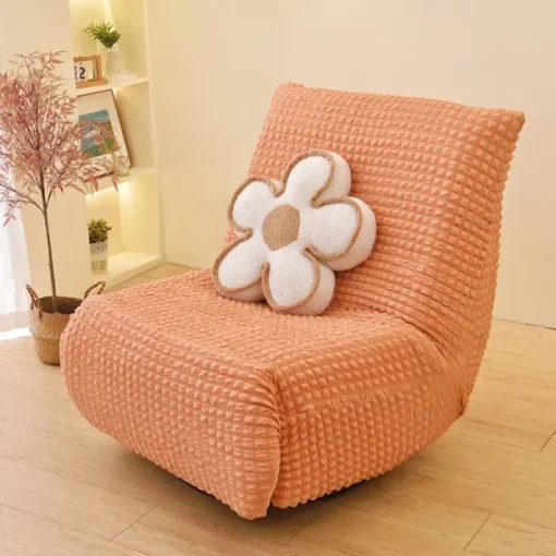 1PC Elastic Armless Floor Sofa Cover Lazy Boy Relax Couch Slipcover Stretch Single Sofa Cushion Cover for Living Room Home