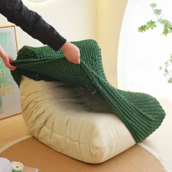 1PC Elastic Armless Floor Sofa Cover Lazy Boy Relax Couch Slipcover Stretch Single Sofa Cushion Cover for Living Room Home