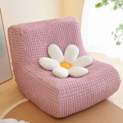 1PC Elastic Armless Floor Sofa Cover Lazy Boy Relax Couch Slipcover Stretch Single Sofa Cushion Cover for Living Room Home