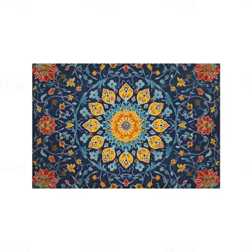 1PC Ethnic Pattern Placemat Table Mat 12x18 Inch Table Mats for Party Kitchen Dining Decoration