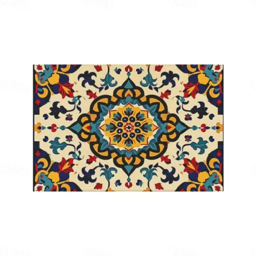 1PC Ethnic Pattern Placemat Table Mat 12x18 Inch Table Mats for Party Kitchen Dining Decoration