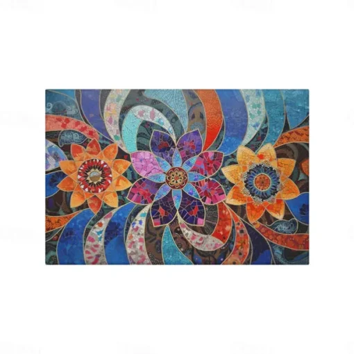 1PC Ethnic Pattern Placemat Table Mat 12x18 Inch Table Mats for Party Kitchen Dining Decoration