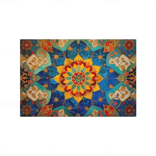 1PC Ethnic Pattern Placemat Table Mat 12x18 Inch Table Mats for Party Kitchen Dining Decoration