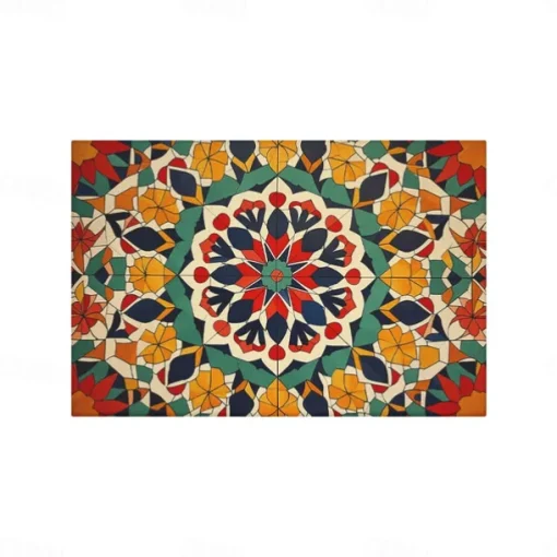 1PC Ethnic Pattern Placemat Table Mat 12x18 Inch Table Mats for Party Kitchen Dining Decoration