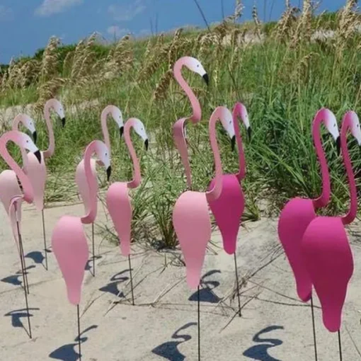 1pc Flamingo Yard Ornament, Swirl Bird-a Whimsical and Dynamic Bird That Spins with The Slight Garden Breeze, Flamingo Garden Yard Decor
