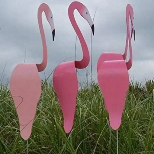 1pc Flamingo Yard Ornament, Swirl Bird-a Whimsical and Dynamic Bird That Spins with The Slight Garden Breeze, Flamingo Garden Yard Decor