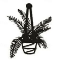 1pc Flowers Vases Metal Wall Art Outdoor Decor Rust Proof Wall Sculpture Ideal For Garden, Home, Farmhouse, Patio And Bedroom