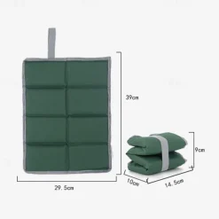 1PC Folding Camping Stool Collapsible Stool Portable Oxford Cloth Seat for Hiking, Fishing, Camping, Picnics, and Beach Trips Lightweight & Durable
