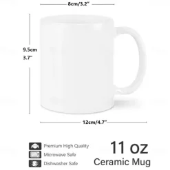 1pc Generic Funny Coffee Mug I May Look Calm But In My Head I've Pecked You 3 Times Mug Cup For Chicken Lovers 11 OZ Ceramic Mug Party Mug Party Gifts