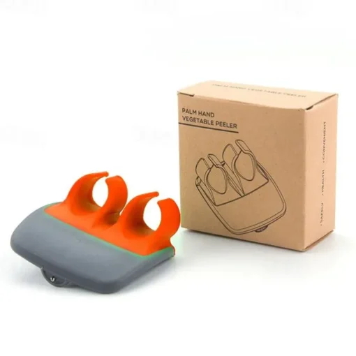 1pc, Hand Vegetable Peeler, Palm Peeler, Rubber Finger Grips Comfortable To Peel Pumpkin