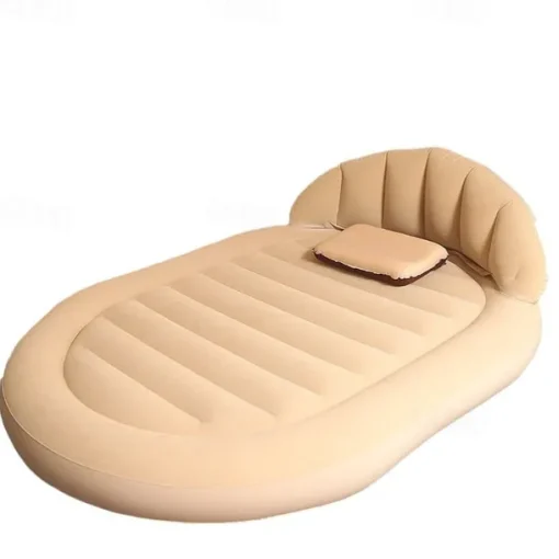 1pc Inflatable Storage Blue Bed Outdoor Portable Tent Mattress Camping Foldable Bed Home Sleeping Mattress