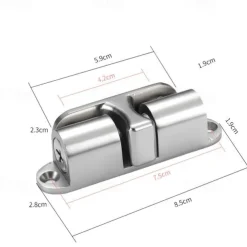 1pc Invisible Magnetic Door Stops Non Punching Holders Baby Safety Anti Pinch Catch Floor Plugs Protect Buffer Home Improvement