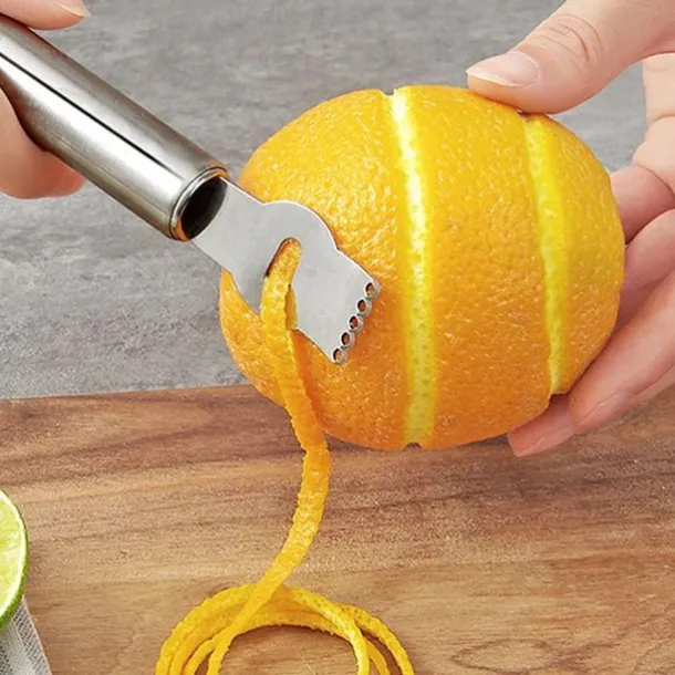 1pc Lemon Zester Grater Stainless Steel Peeler Kitchen Stuff Kitchen Accessories Kitchen Gadgets