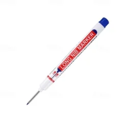 1pc Long Head Markers Bathroom Woodworking Decoration Multi-purpose Deep Hole Marker Pens Red/Black/Blue/Green Ink Oil Markers Pens Waterproof Multi-purpose Deep Hole Marker Pen