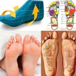 1pc Magnetic Acupressure Massage Foot Pad - Pain Relief, Reflexology & Weight Loss Benefits!