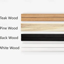 1pc Magnetic Wood Hanger Frame DIY, Teak Walnut Pine For Poster Photos Scrolls Picture Frames Canvas Prints Paintings, Artwork Magnet Frames Wall Art Home Decor