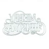 1pc Merry Christmas Metal Cutting Dies For Card Making Happy New Year Decoration Embossing Stencils Die Cuts DIY Scrapbooking Supplies