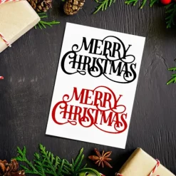 1pc Merry Christmas Metal Cutting Dies For Card Making Happy New Year Decoration Embossing Stencils Die Cuts DIY Scrapbooking Supplies