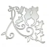 1pc Metal Cutting Dies Cut Mold Animal Cat Decoration Scrapbook Paper Craft Knife Mould Blade Punch Stencils