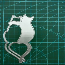 1pc Metal Cutting Dies Cut Mold Animal Cat Decoration Scrapbook Paper Craft Knife Mould Blade Punch Stencils
