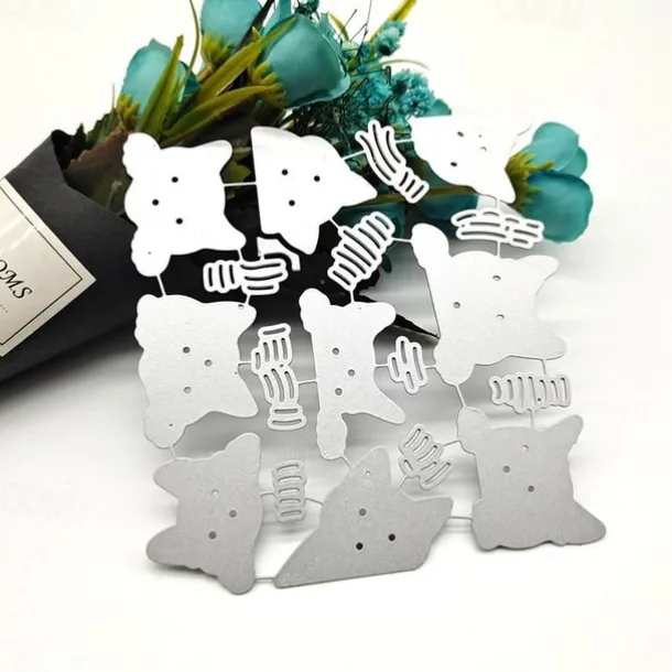 1pc Metal Cutting Dies Cut Mold Animal Cute Cat Decoration Scrapbook Paper Craft Knife Mould Blade Punch Stencils