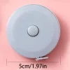 1PC 1.5M/78.74inchStraight Ruler Office Waist Measurement Tape Measure Portable Telescopic Children's Height Measuring Tool Sewing And Tailoring Ruler