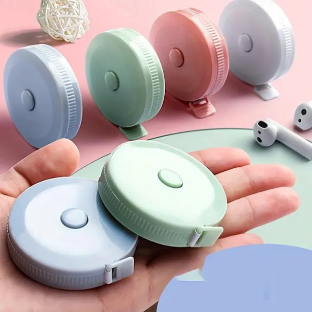 1PC 1.5M/78.74inchStraight Ruler Office Waist Measurement Tape Measure Portable Telescopic Children's Height Measuring Tool Sewing And Tailoring Ruler