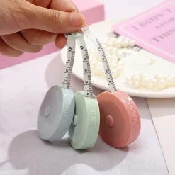 1PC 1.5M/78.74inchStraight Ruler Office Waist Measurement Tape Measure Portable Telescopic Children's Height Measuring Tool Sewing And Tailoring Ruler