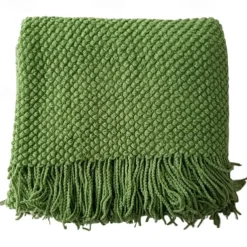 1pc Nordic Style Throw BlanketT With Tassel To My Mother From Son Throw Blanket, Warm Cozy Soft Blanket For Couch Bed Sofa Office Camping