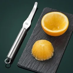 1pc Orange Peeler Tools Stainless Steel Citrus Peel Cutter Citrus Remover Easy Open Lemon Peeler Vegetable Slicer Fruit Tools Kitchen Gadgets