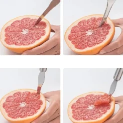 1pc Orange Peeler Tools Stainless Steel Citrus Peel Cutter Citrus Remover Easy Open Lemon Peeler Vegetable Slicer Fruit Tools Kitchen Gadgets