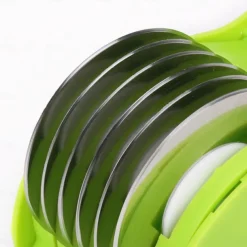 1/2PC Parsley Chopper Roller Manual Hand Scallion Chive Mint Cutter Parsley Chopper for Tabouleh with 6 Stainless Steel Blade