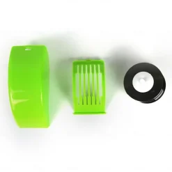 1/2PC Parsley Chopper Roller Manual Hand Scallion Chive Mint Cutter Parsley Chopper for Tabouleh with 6 Stainless Steel Blade