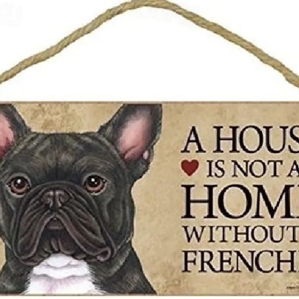 1pc Pet Dog Wall Hanging, Wooden Animal Dog Pattern Plaque Sign Wll Decor Accessories, For Pet Shop Cafe Room Decor Household Items 4''x8'' (10cmx20cm)