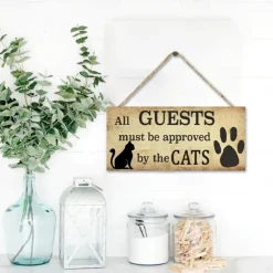 1pc Pet Dog Wood Wall Sign, Wooden Animal Dog Pattern Plaque Sign Wall Decor Accessories, For Pet Shop Cafe Room Decor Household Items 4''x8'' (10cmx20cm)