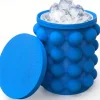 1pc, Plastic Ice Bucket, Quick Cold Preservation Ice Maker, Ice Making Wine Containers, Size Ice Bucket Circular Ice Maker, Commercial Ice Maker, Summer Essential
