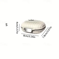 1pc Portable Pill Box Travel Seven Days 7 Grid Sub-Packaging Pills Sealed Storage Box Pill Organizer