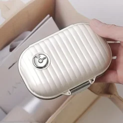 1pc Portable Pill Box Travel Seven Days 7 Grid Sub-Packaging Pills Sealed Storage Box Pill Organizer