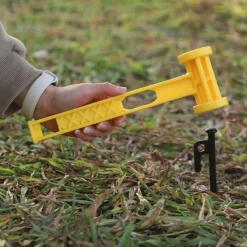 1PC Portable Ultralight Plastic PE Hammer for Outdoor Camping, Canopy, and Tent Ground Stakes
